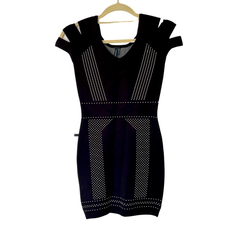 NWT black bodycon dress S